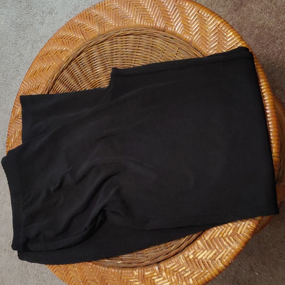 Chico's "Traveler's" line black new never worn acetate/spandex slacks 3